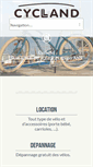 Mobile Screenshot of cycland.fr